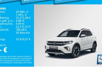 VW T-Cross 4.304 km 29.980 &euro; München 80687