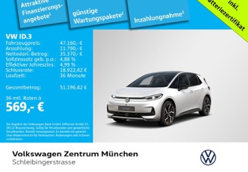 VW ID.3 3.000 km 47.160 &euro; München 81669
