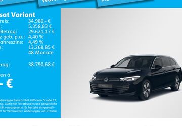VW Passat Variant 17.195 km 34.980 &euro; München 80687