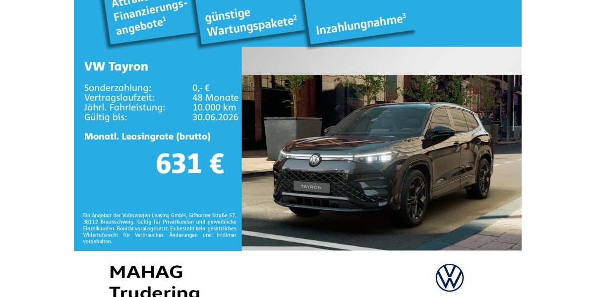 VW Tayron 3.512 km 54.790 &euro; München 81825