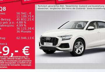 Audi Q8 57.708 km 54.445 &euro; Eching 85386
