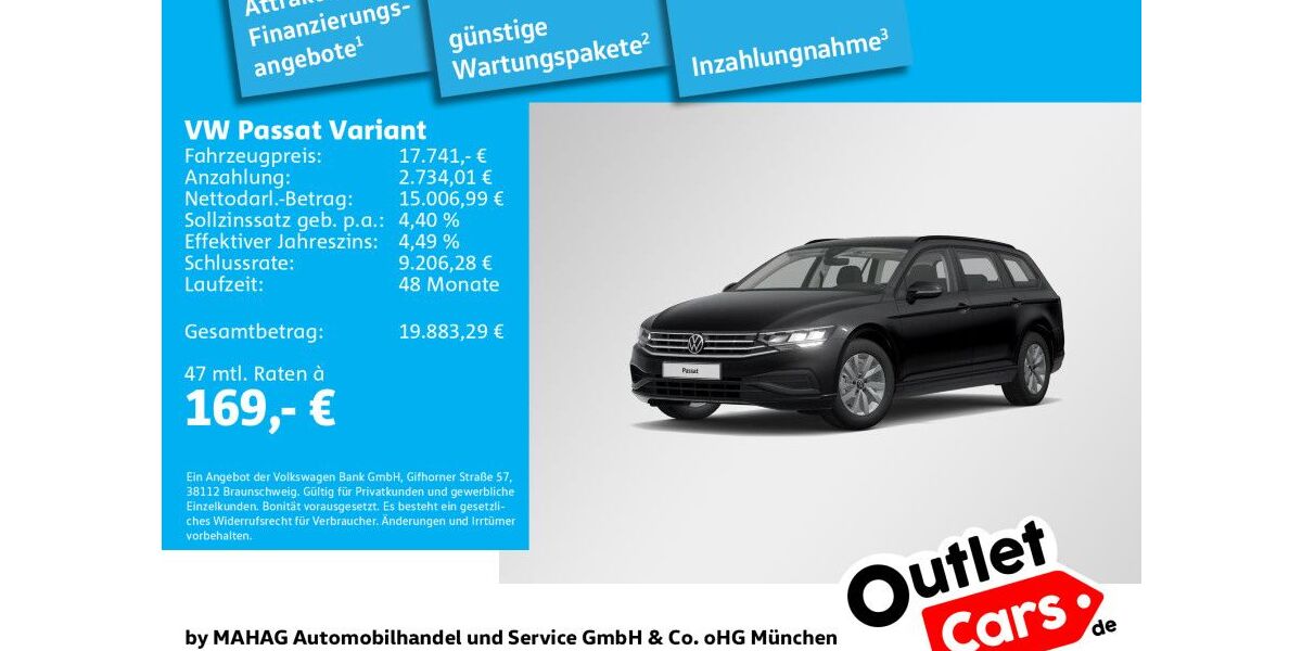 VW Passat Variant 130.708 km 17.473 &euro; Dachau 85221