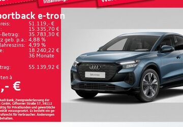 Audi Q4 e-tron 7.517 km 51.119 &euro; Eching 85386
