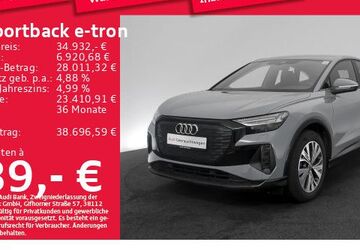 Audi Q4 e-tron 56.075 km 33.775 &euro; München 80935