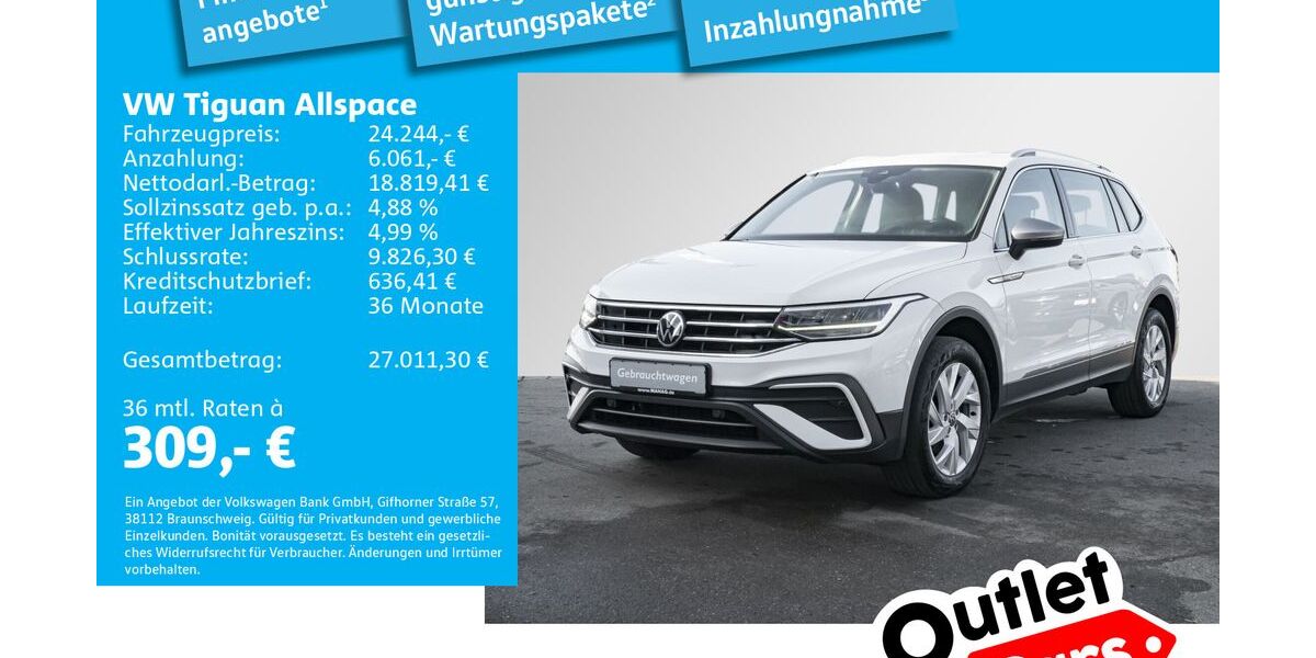 VW Tiguan Allspace 115.858 km 24.244 &euro; Dachau 85221