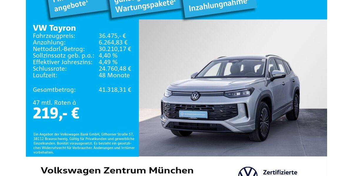VW Tayron 19.280 km 36.475 &euro; München 80687