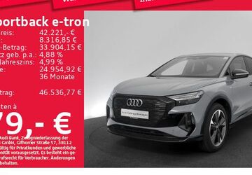 Audi Q4 e-tron 29.601 km 42.221 &euro; München 80935