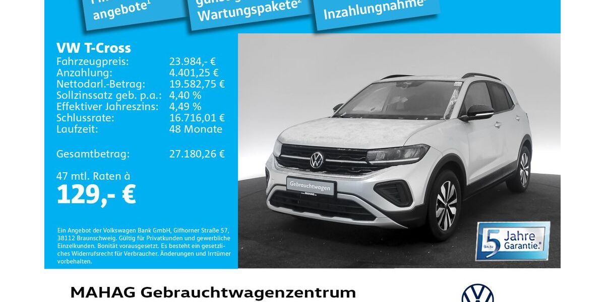 VW T-Cross 4.135 km 23.485 &euro; München 80935