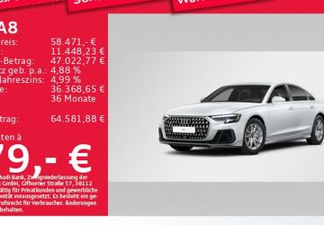 Audi A8 46.805 km 58.471 &euro; Eching 85386