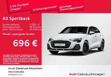 Audi A3 1.500 km 49.056 &euro; München 81669