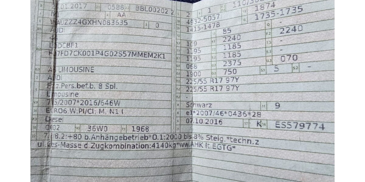 Audi A6 186.000 km 19.900 &euro; München 80313