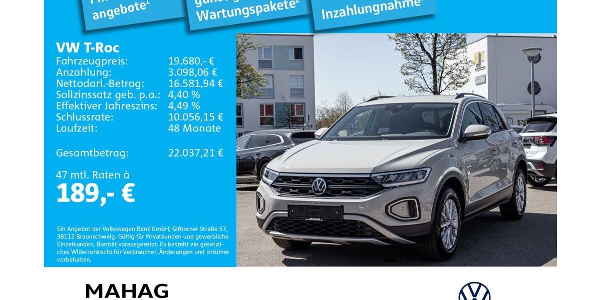 VW T-Roc 61.656 km 19.680 &euro; München 81825