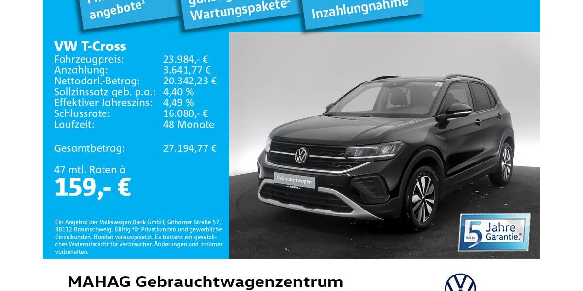 VW T-Cross 7.157 km 23.785 &euro; München 80935