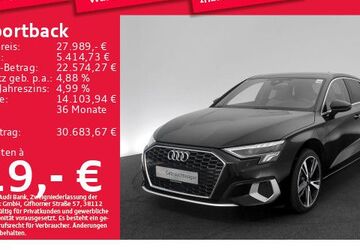 Audi A3 82.624 km 27.989 &euro; München 80935