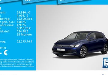 VW Golf 45.512 km 19.980 &euro; München 81825