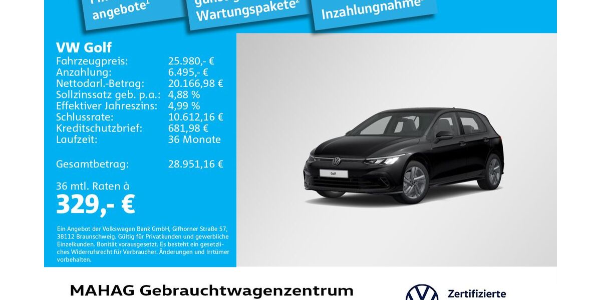 VW Golf 28.919 km 25.980 &euro; München 80935