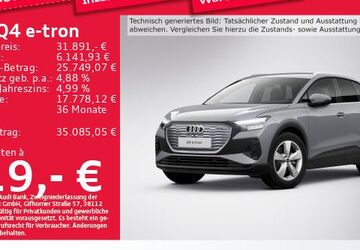 Audi Q4 e-tron 37.973 km 28.832 &euro; Eching 85386