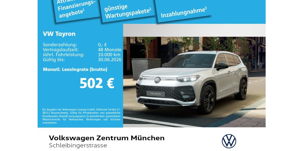VW Tayron 11.500 km 49.980 &euro; München 81669