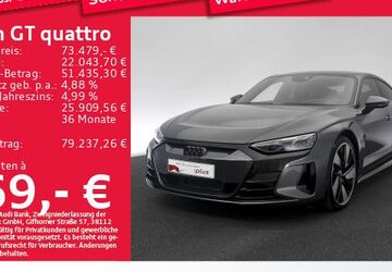 Audi e-tron GT 55.456 km 73.281 &euro; Eching 85386