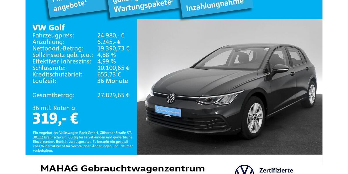 VW Golf 33.387 km 24.980 &euro; München 80935