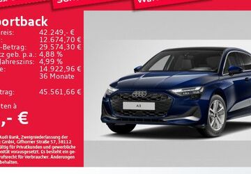 Audi A3 8.114 km 42.249 &euro; Eching 85386