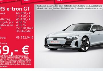 Audi RS e-tron GT 39.588 km 62.954 &euro; München 81825