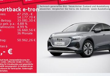 Audi Q4 e-tron 2.657 km 46.872 &euro; Eching 85386