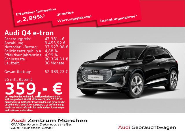 Audi Q4 e-tron 23.255 km 47.381 &euro; München 80935