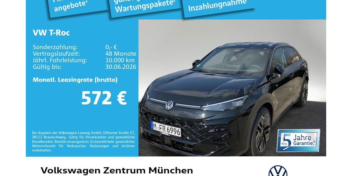 VW T-Roc 3.000 km 41.390 &euro; München 80807