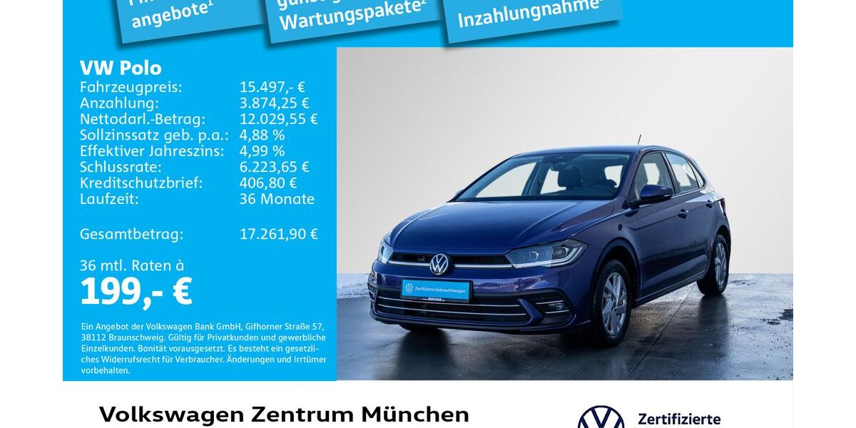 VW Polo 37.257 km 15.497 &euro; München 80687