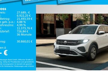 VW T-Cross 3.000 km 27.689 &euro; Dachau 85221