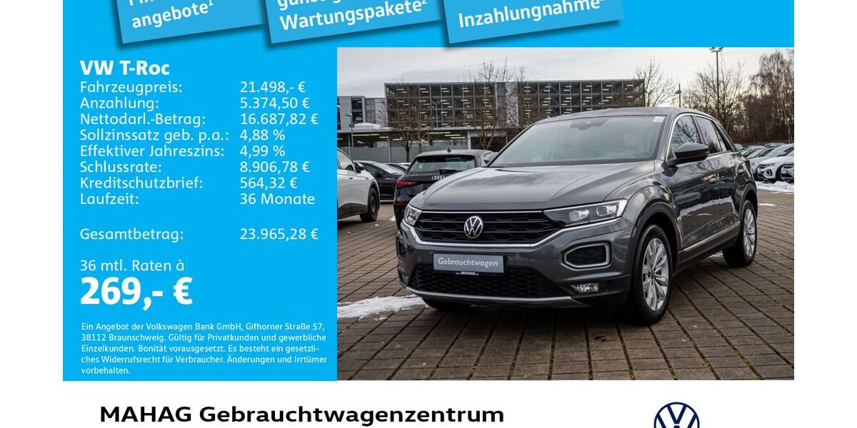 VW T-Roc 71.338 km 21.498 &euro; München 80935