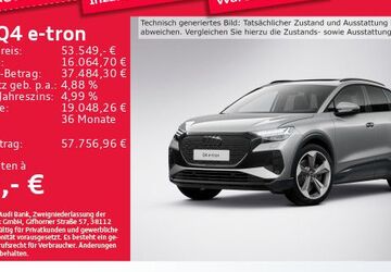 Audi Q4 e-tron 5.447 km 52.092 &euro; Eching 85386