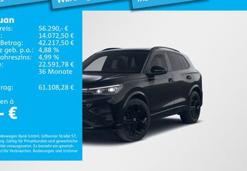 VW Tiguan 4.500 km 56.290 &euro; München 81669