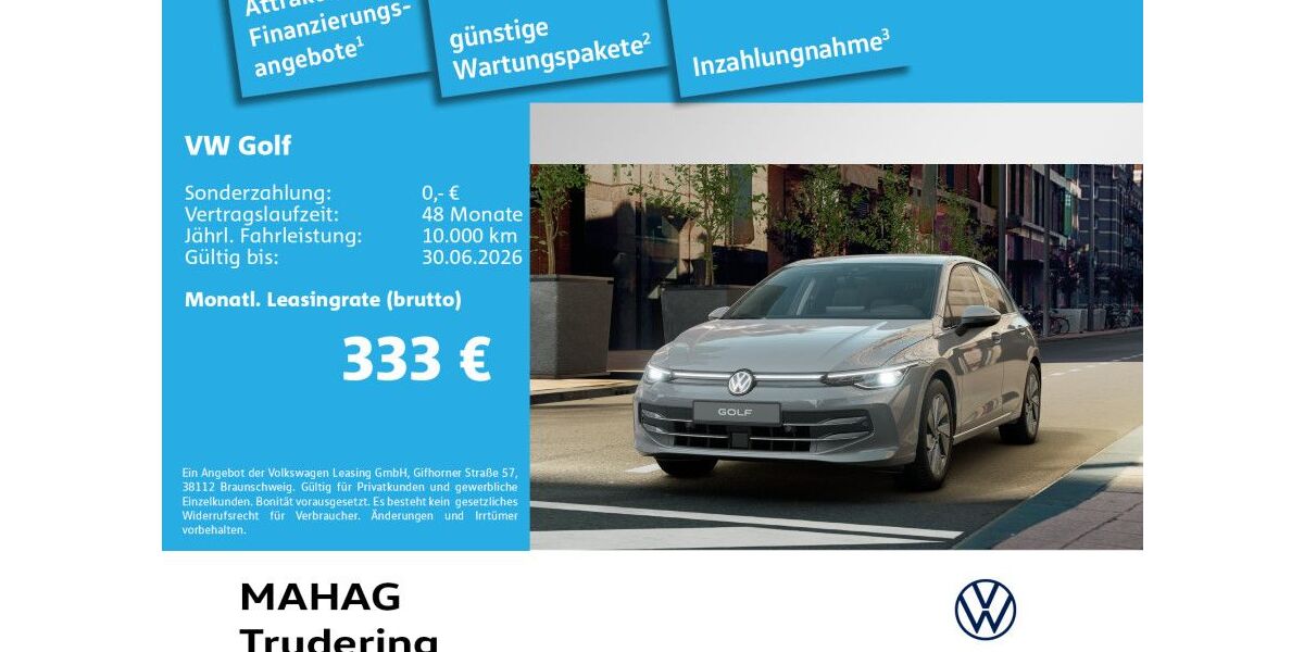 VW Golf 9.000 km 31.490 &euro; München 81825