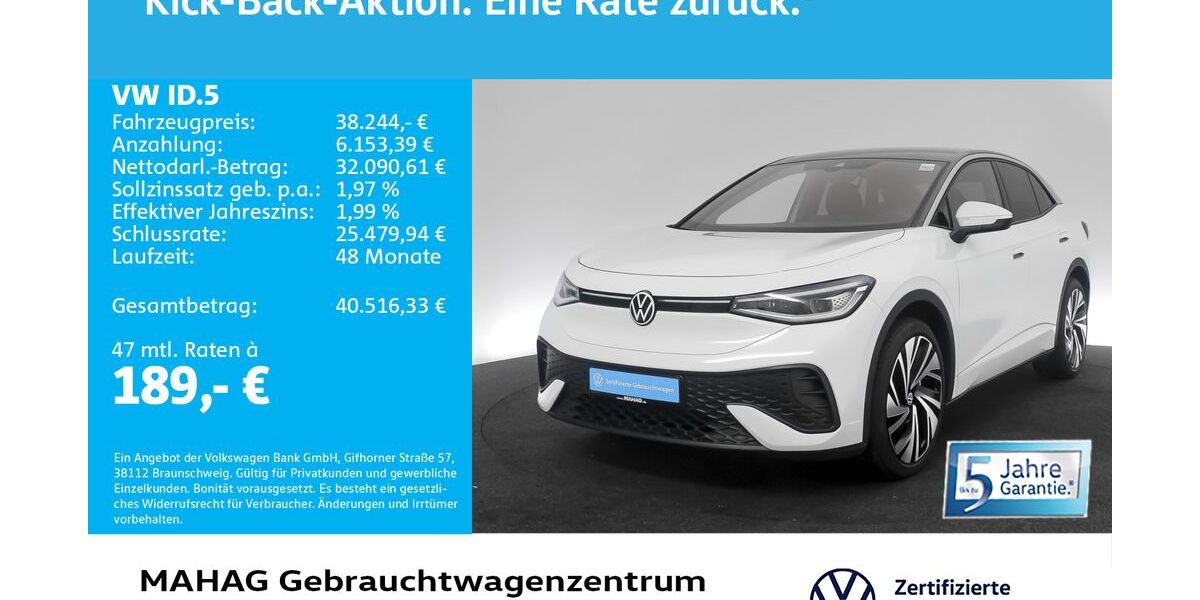 VW ID.5 9.269 km 37.985 &euro; München 80935