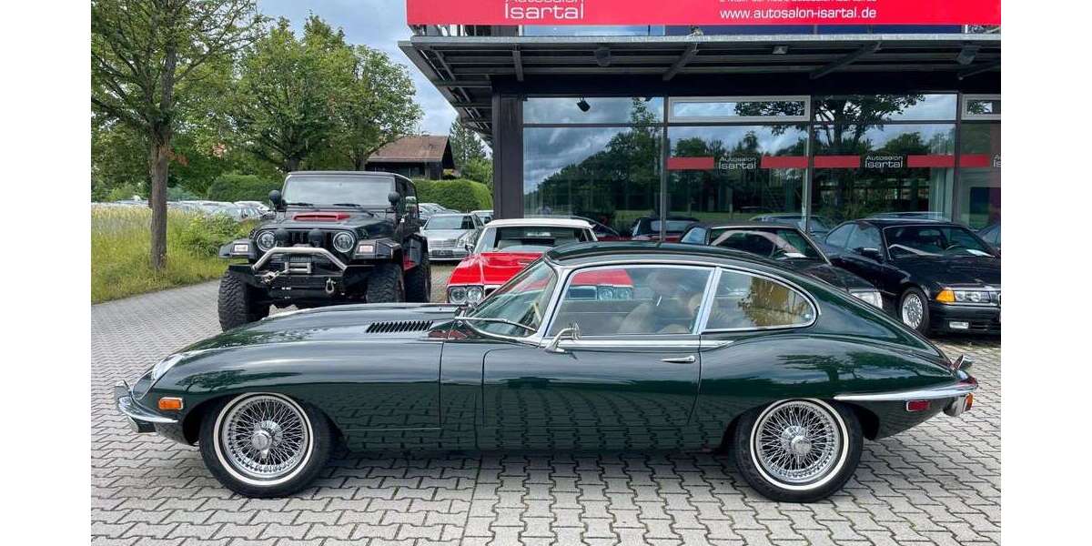 Jaguar E-Type 23.350 km 69.500 &euro; BAIERBRUNN bei München 82065