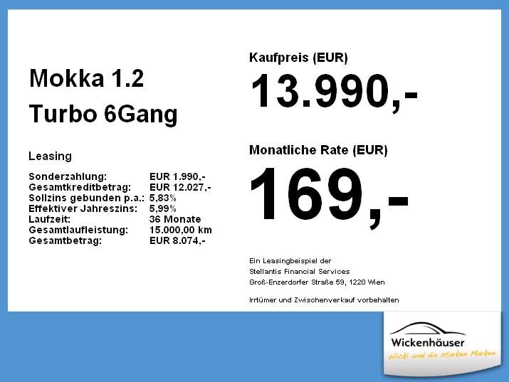 Opel Mokka 36.314 km 13.990 &euro; München 80807