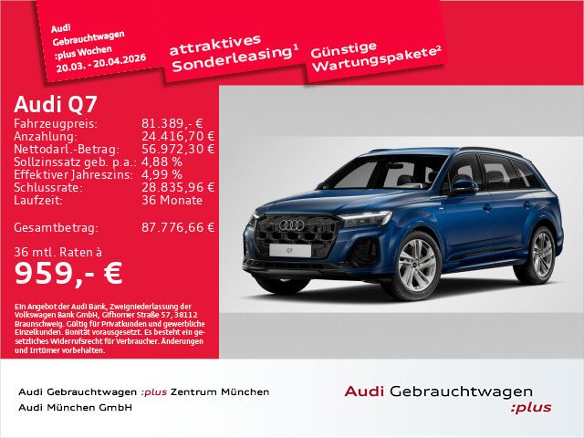 Audi Q7 14.825 km 81.389 &euro; Eching 85386