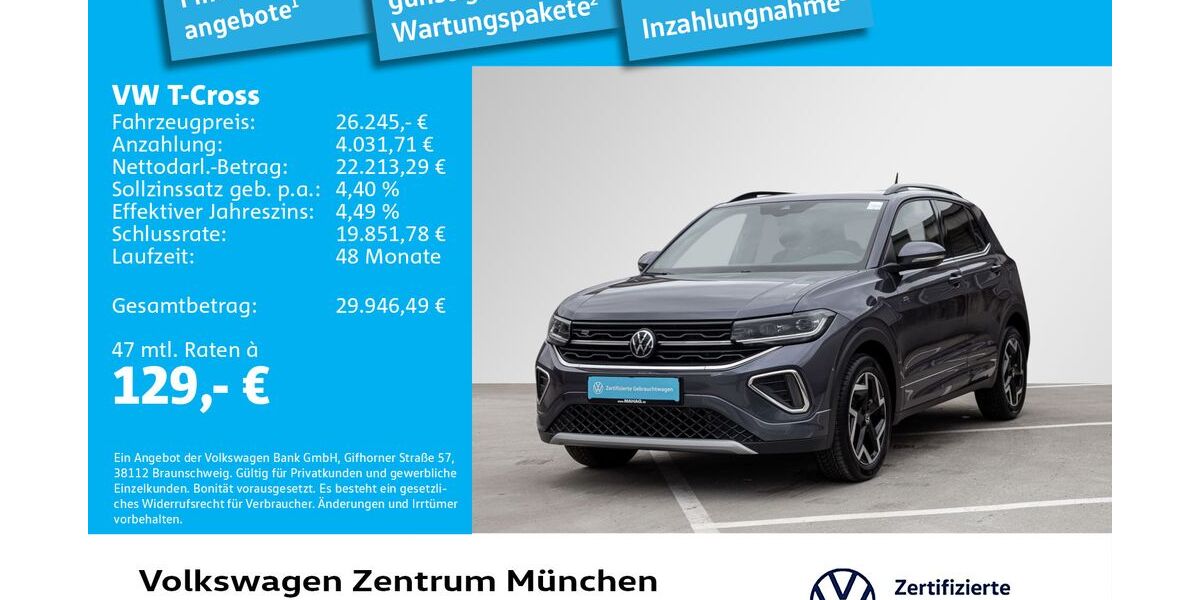 VW T-Cross 19.792 km 26.245 &euro; München 80687