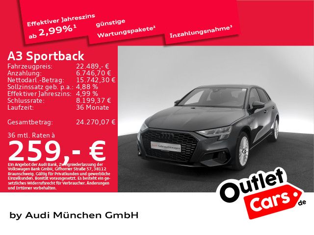Audi A3 39.345 km 22.489 &euro; München 80935