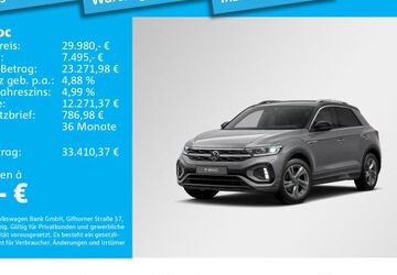 VW T-Roc 4.623 km 29.980 &euro; München 80687