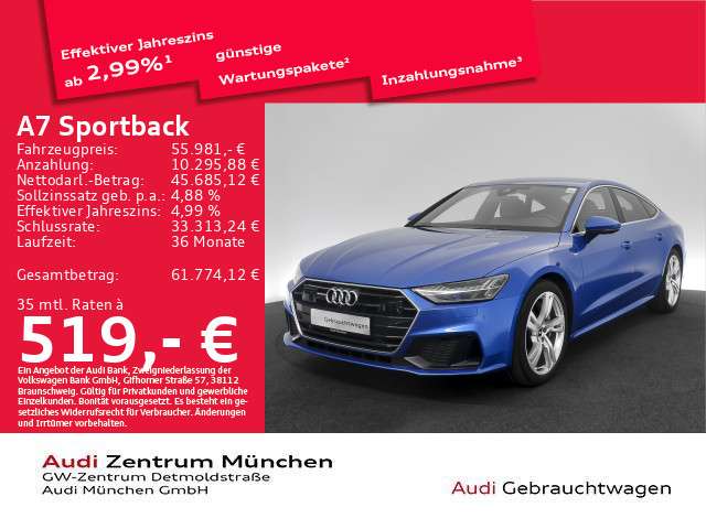 Audi A7 21.560 km 55.981 &euro; München 80935