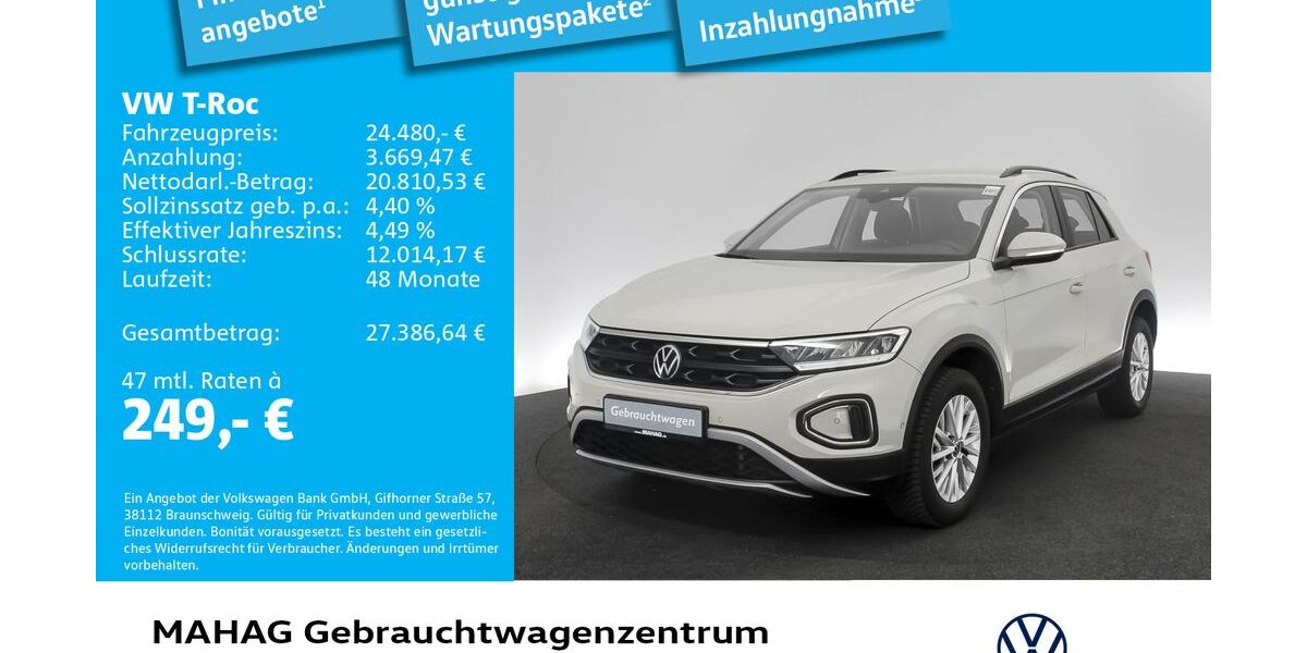 VW T-Roc 40.385 km 24.480 &euro; München 80935