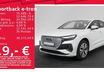 Audi Q4 e-tron 35.101 km 34.981 &euro; München 80935