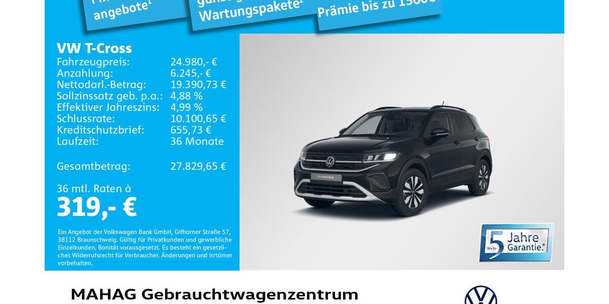 VW T-Cross 10.301 km 24.980 &euro; München 80935