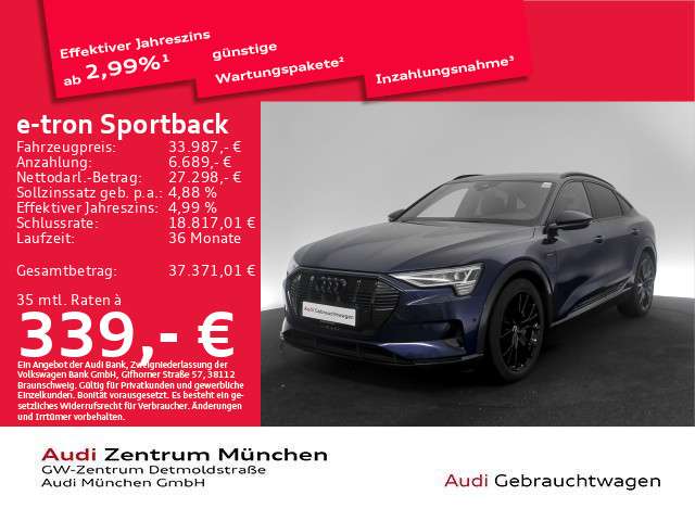 Audi e-tron 44.019 km 33.987 &euro; München 80935