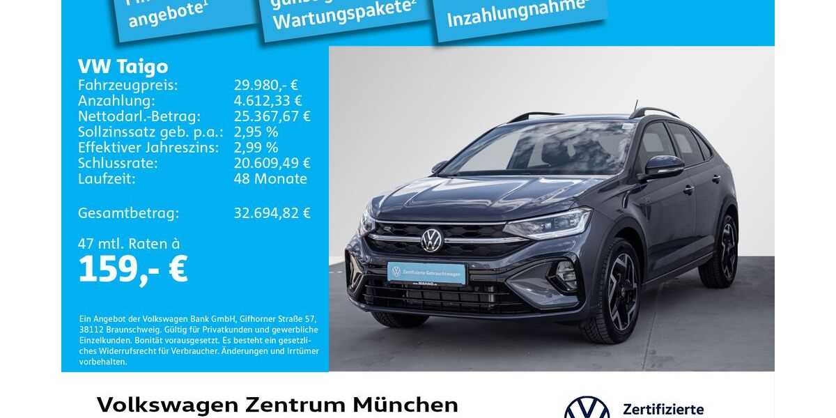 VW Taigo 9.050 km 29.741 &euro; München 80687