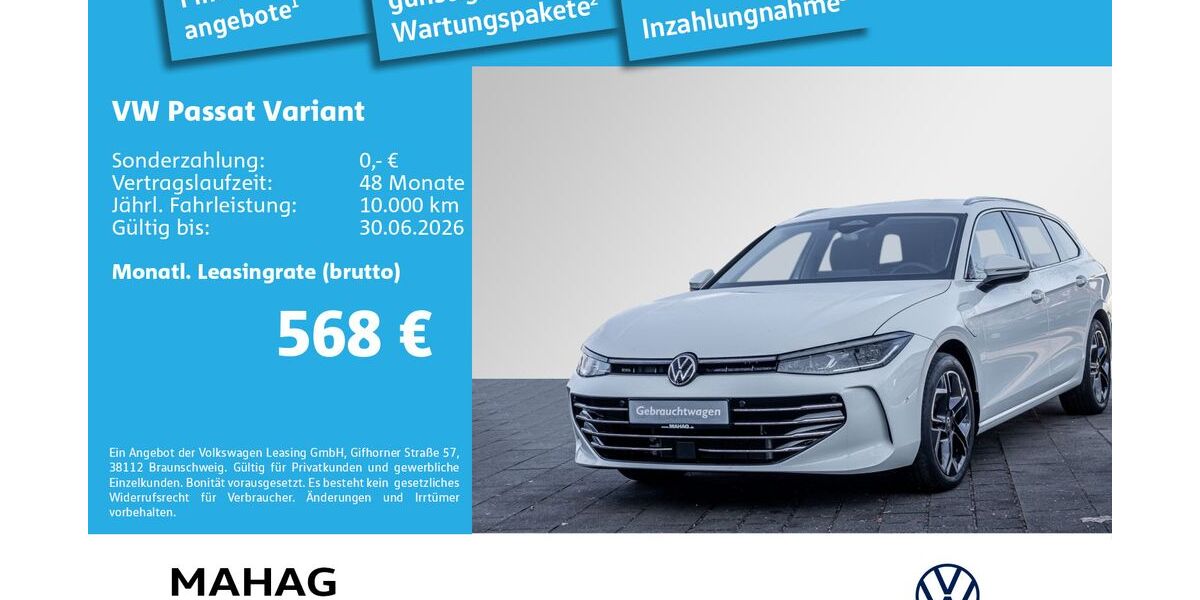 VW Passat Variant 4.899 km 47.384 &euro; Ottobrunn 85521