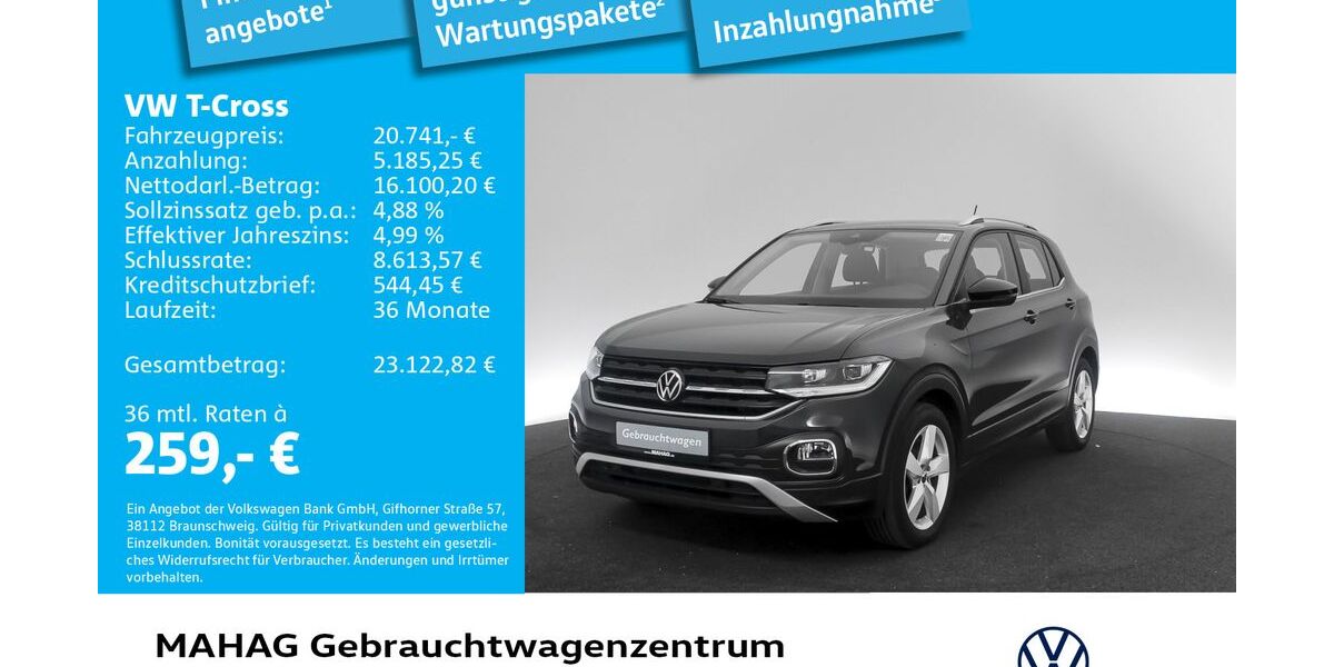 VW T-Cross 41.891 km 20.741 &euro; München 80935